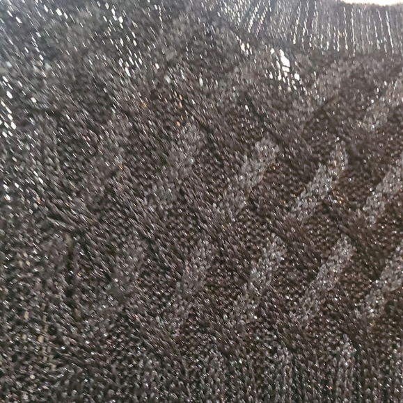 Tory Burch black knit size small womens sweater - Picture 6 of 8